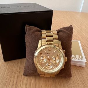 Michael Kors Gold Watch | MK5055 with box and tags and spare links